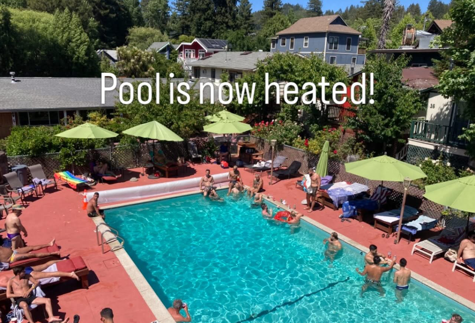 pool at the woods is now heated